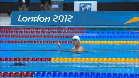 孫楊が驚異の泳ぎ！自身の世界記録を3秒以上更新（12年ロンドン）