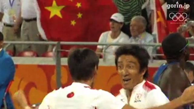 日本男子、抜群のチームワークで400mリレー初メダル（08年北京）